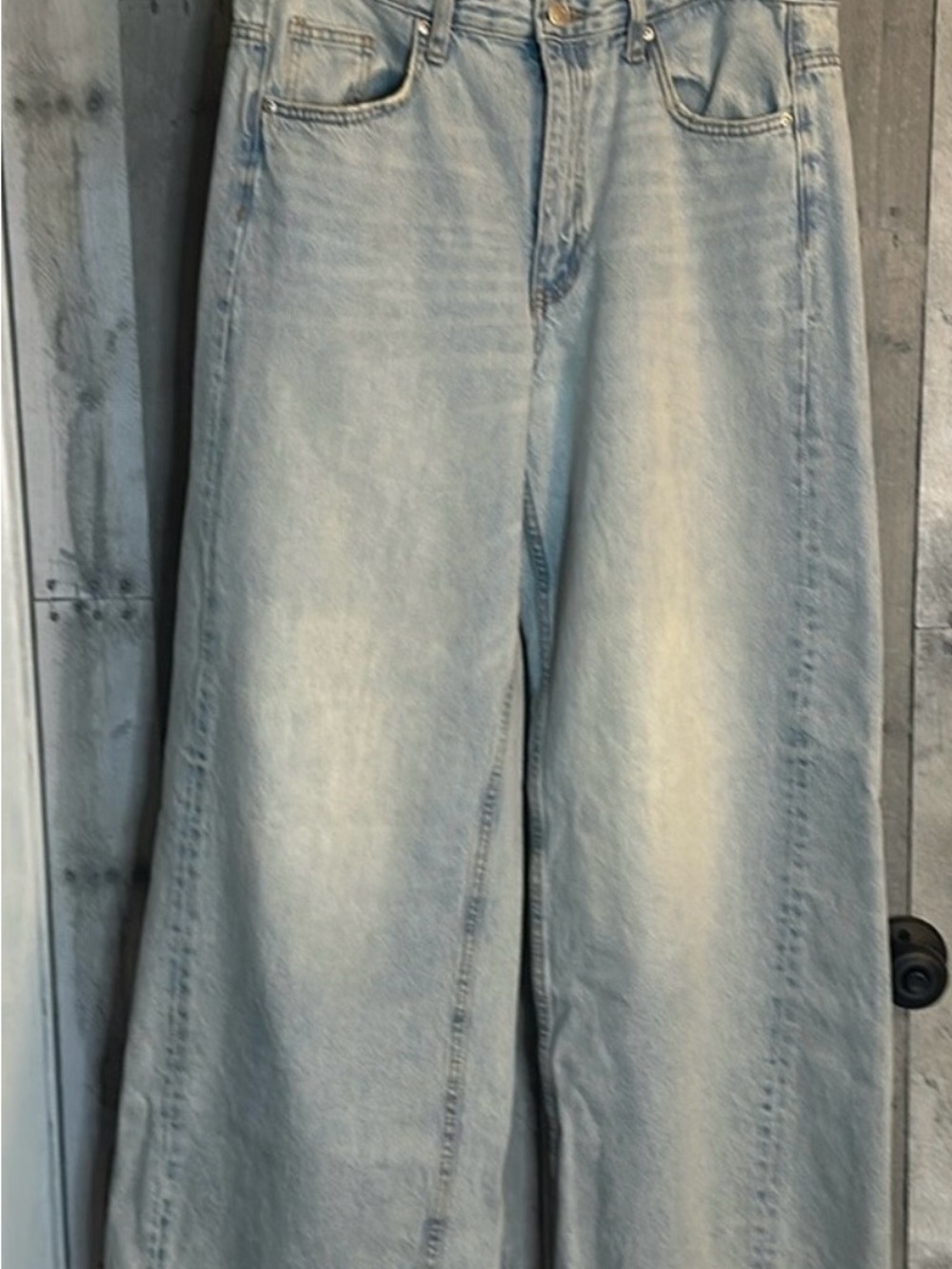 Zara wide leg jeans 10